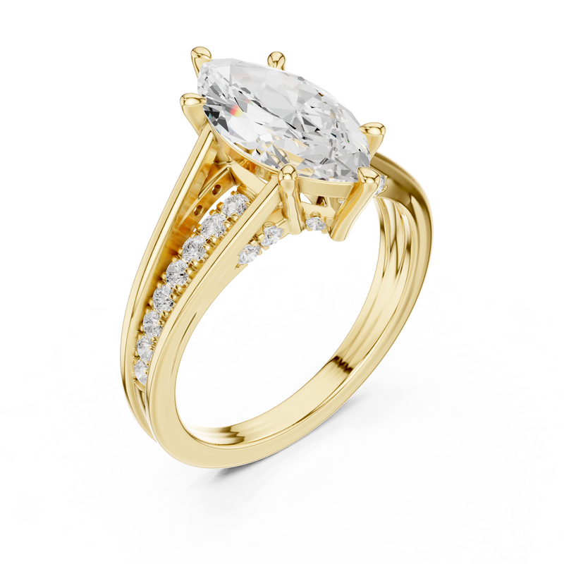 Ladies Ring DDLR-994@7 - Yellow Gold - Image