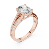 Ladies Ring DDLR-995@7 - Rose Gold - Image