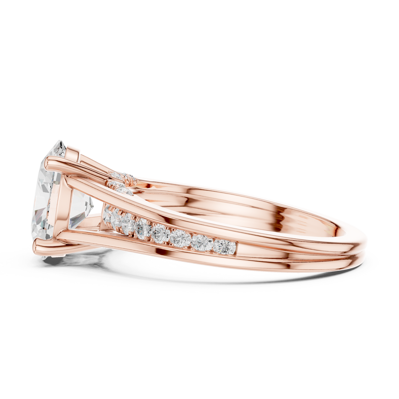 Ladies Ring DDLR-995@7 - Rose Gold - Image