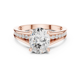 Ladies Ring DDLR-995@7 - Rose Gold - Image