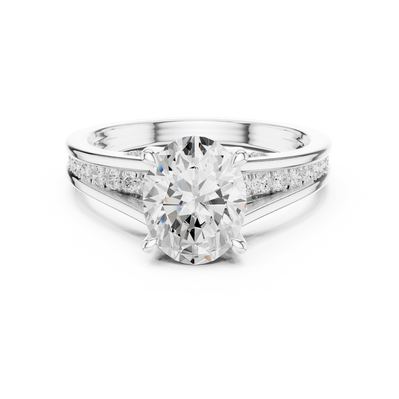 Ladies Ring DDLR-995@7 - White Gold - Image