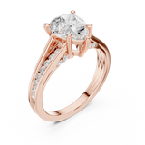 Ladies Ring DDLR-996@7 - Rose Gold - Image