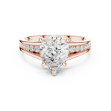 Ladies Ring DDLR-996@7 - Rose Gold - Image