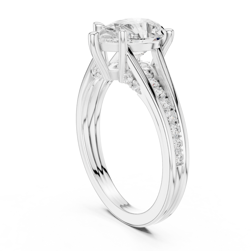 Ladies Ring DDLR-996@7 - White Gold - Image