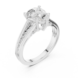 Ladies Ring DDLR-996@7 - White Gold - Image