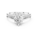 Ladies Ring DDLR-996@7 - White Gold - Image