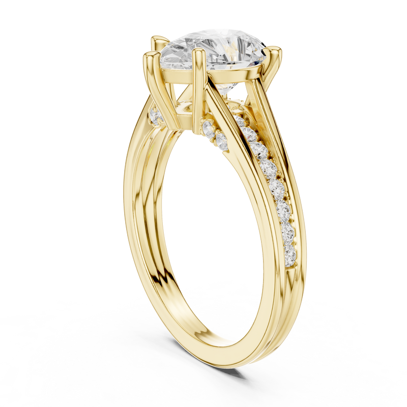 Ladies Ring DDLR-996@7 - Yellow Gold - Image