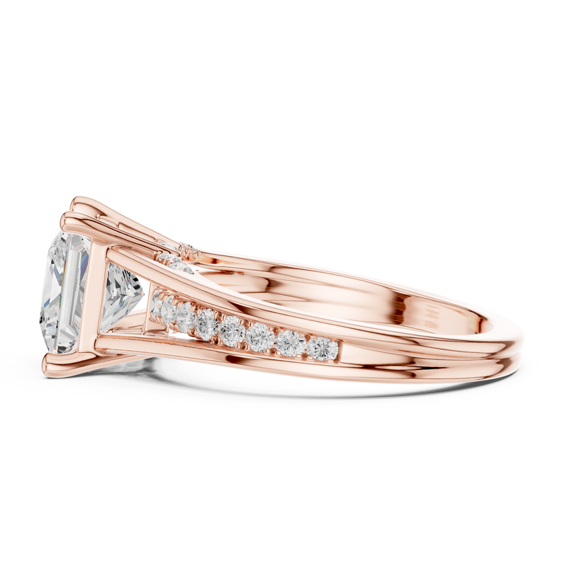 Ladies Ring DDLR-997@7 - Rose Gold - Image