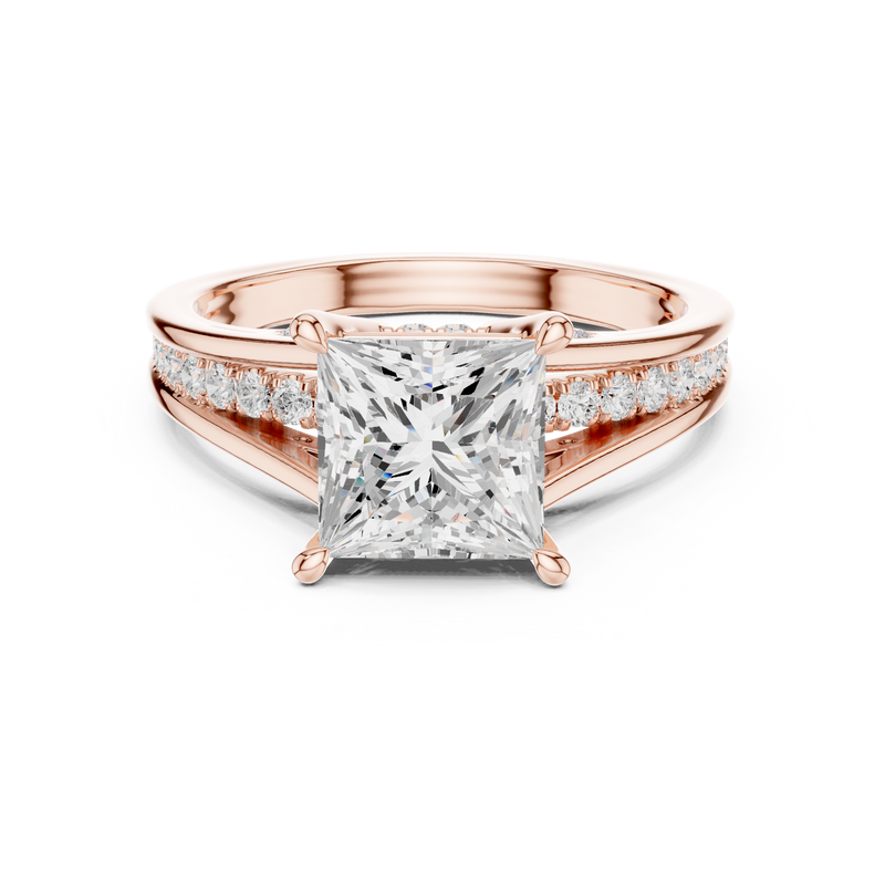 Ladies Ring DDLR-997@7 - Rose Gold - Image