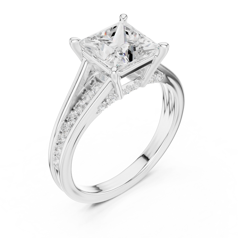 Ladies Ring DDLR-997@7 - White Gold - Image