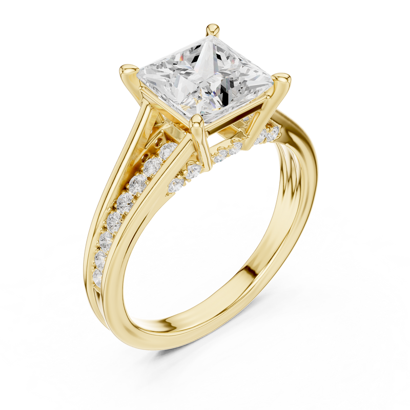 Ladies Ring DDLR-997@7 - Yellow Gold - Image