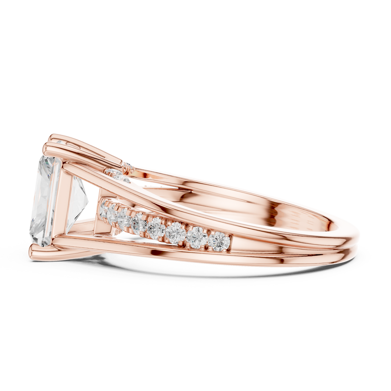 Ladies Ring DDLR-998@7 - Rose Gold - Image