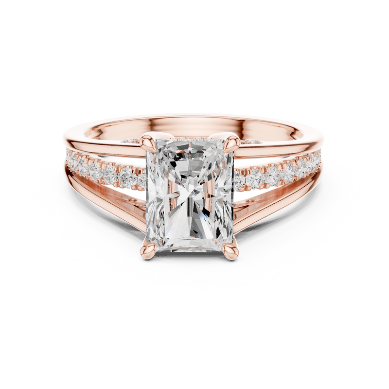 Ladies Ring DDLR-998@7 - Rose Gold - Image