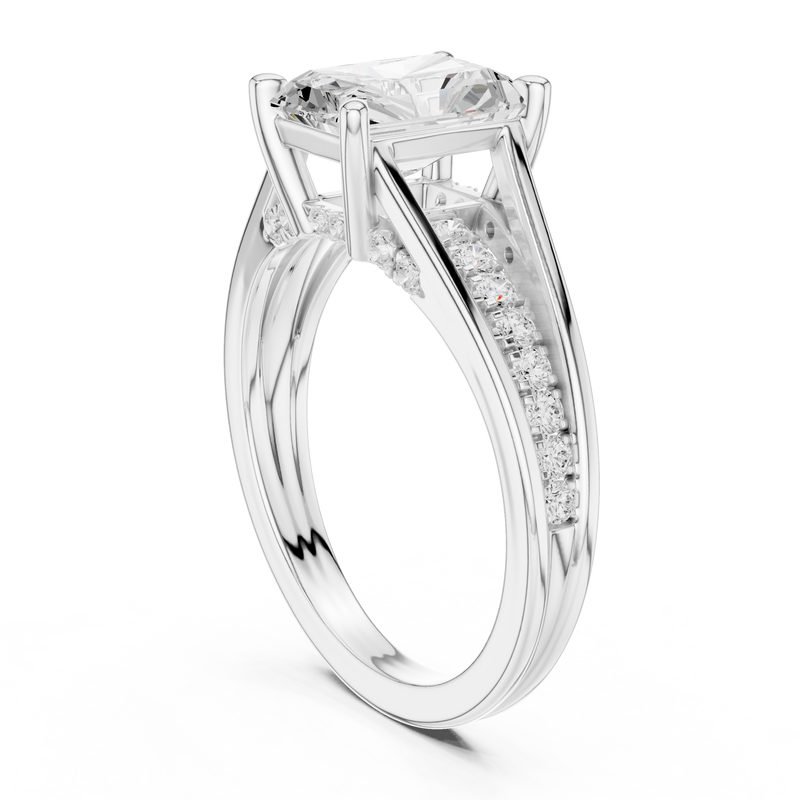 Ladies Ring DDLR-998@7 - White Gold - Image