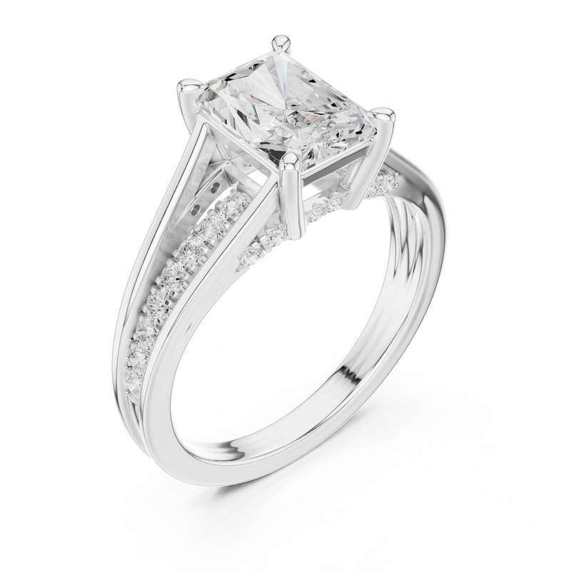 Ladies Ring DDLR-998@7 - White Gold - Image