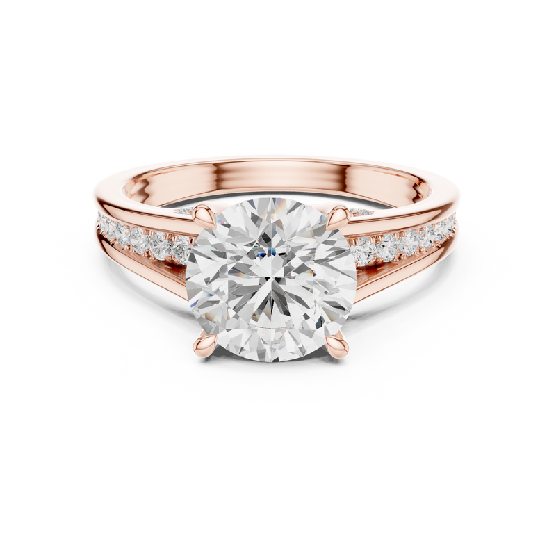 Ladies Ring DDLR-999@7 - Rose Gold - Image