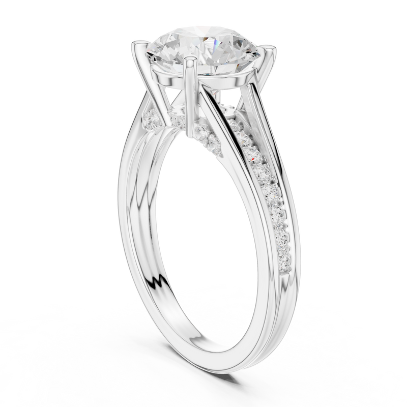 Ladies Ring DDLR-999@7 - White Gold - Image
