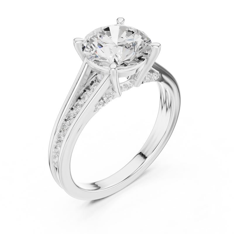 Ladies Ring DDLR-999@7 - White Gold - Image