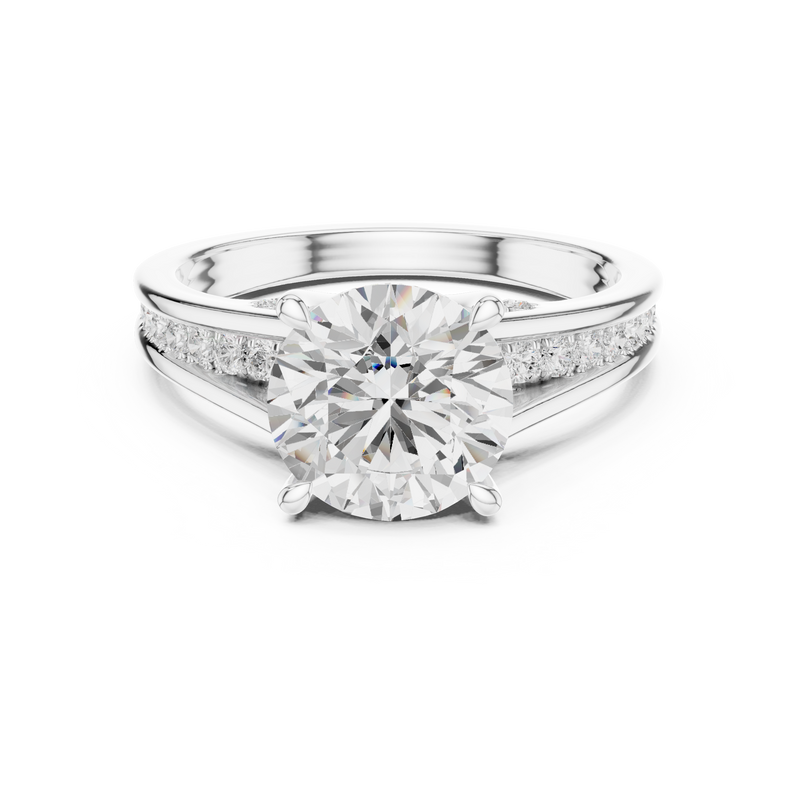 Ladies Ring DDLR-999@7 - White Gold - Image