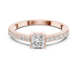 Ladies Ring DJHGHF@7 - Rose Gold - Image
