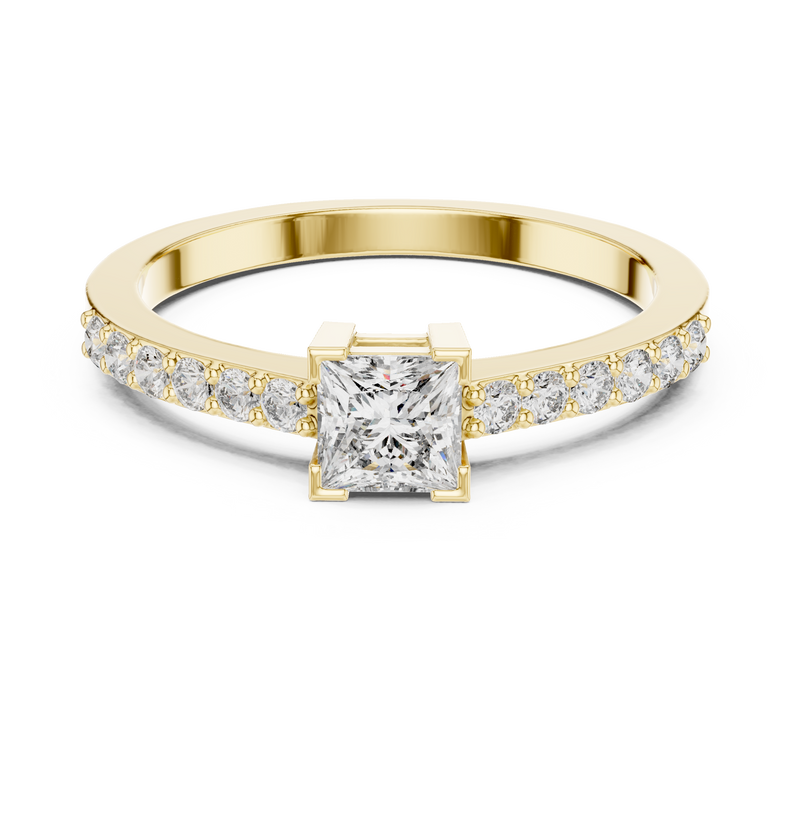 Ladies Ring DJHGHF@7 - Yellow Gold - Image