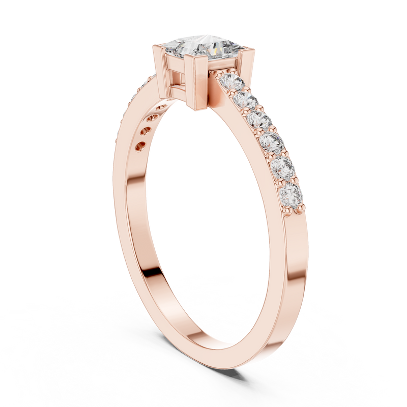 Ladies Ring DJHGHF@7 - Rose Gold - Image