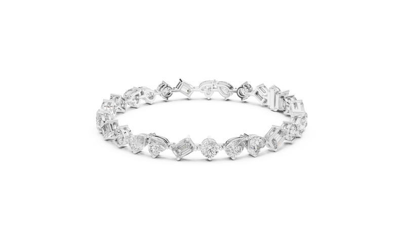 Bracelet DP0028@7 - White Gold - Image