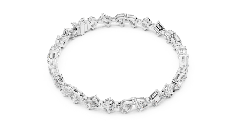 Bracelet DP0028@7 - White Gold - Image