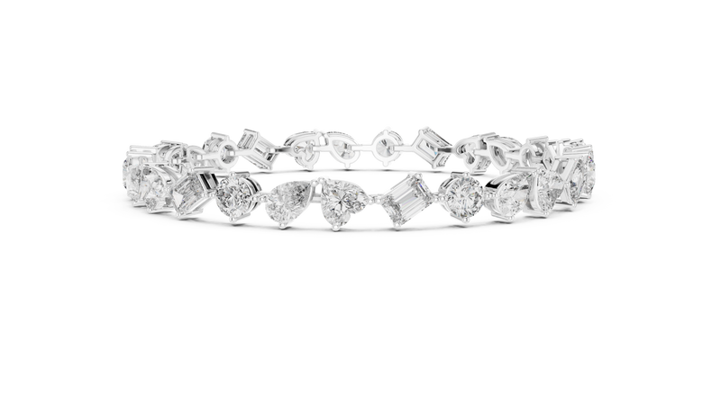 Bracelet DP0028@7 - White Gold - Image