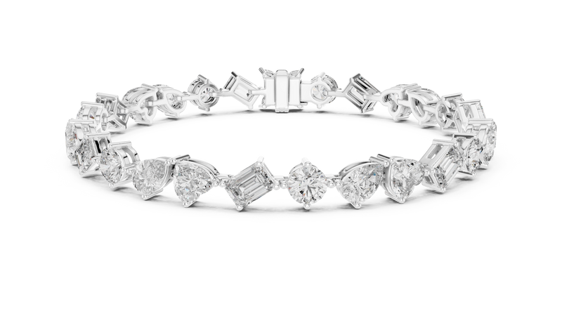 Bracelet DP0028@7 - White Gold - Image
