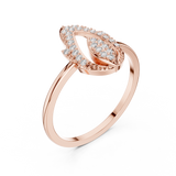 Ladies Ring DR-3430@7 - Rose Gold - Image