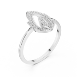 Ladies Ring DR-3430@7 - White Gold - Image