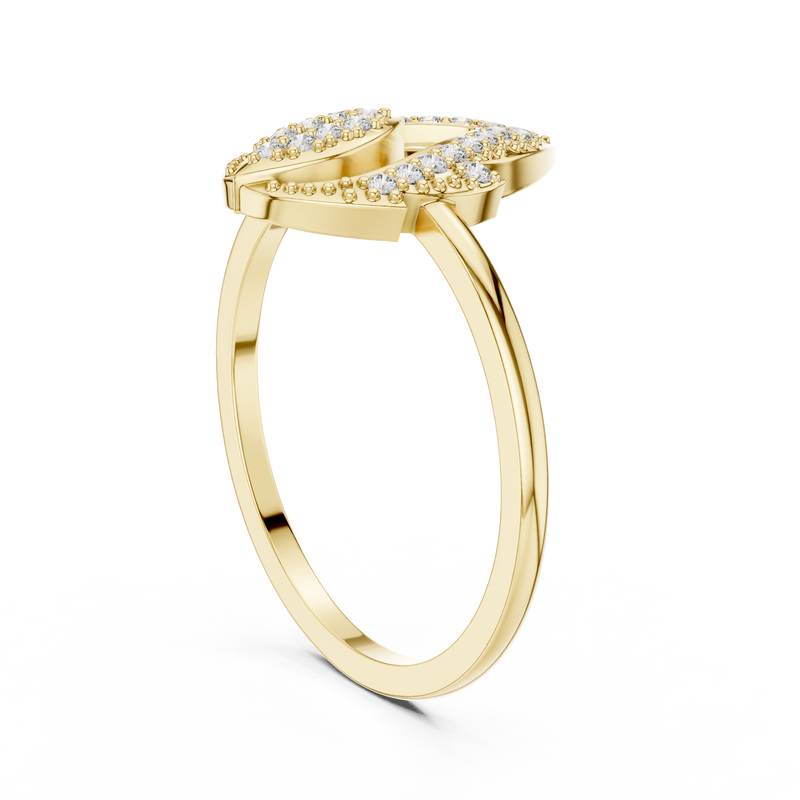 Ladies Ring DR-3430@7 - Yellow Gold - Image