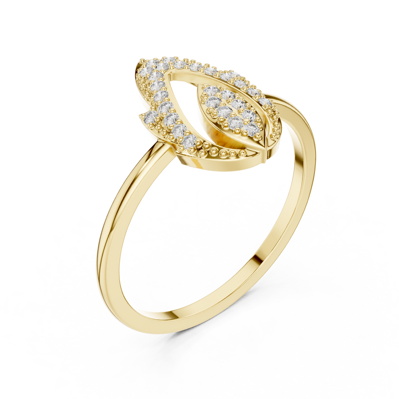 Ladies Ring DR-3430@7 - Yellow Gold - Image
