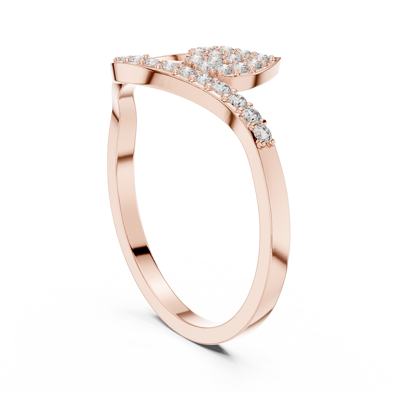 Ladies Ring DR-4952@7 - Rose Gold - Image