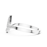 Ladies Ring DR-4952@7 - White Gold - Image