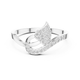 Ladies Ring DR-4952@7 - White Gold - Image