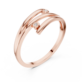 Ladies Ring DR-5586@7 - Rose Gold - Image