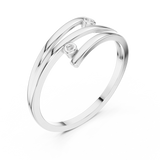 Ladies Ring DR-5586@7 - White Gold - Image