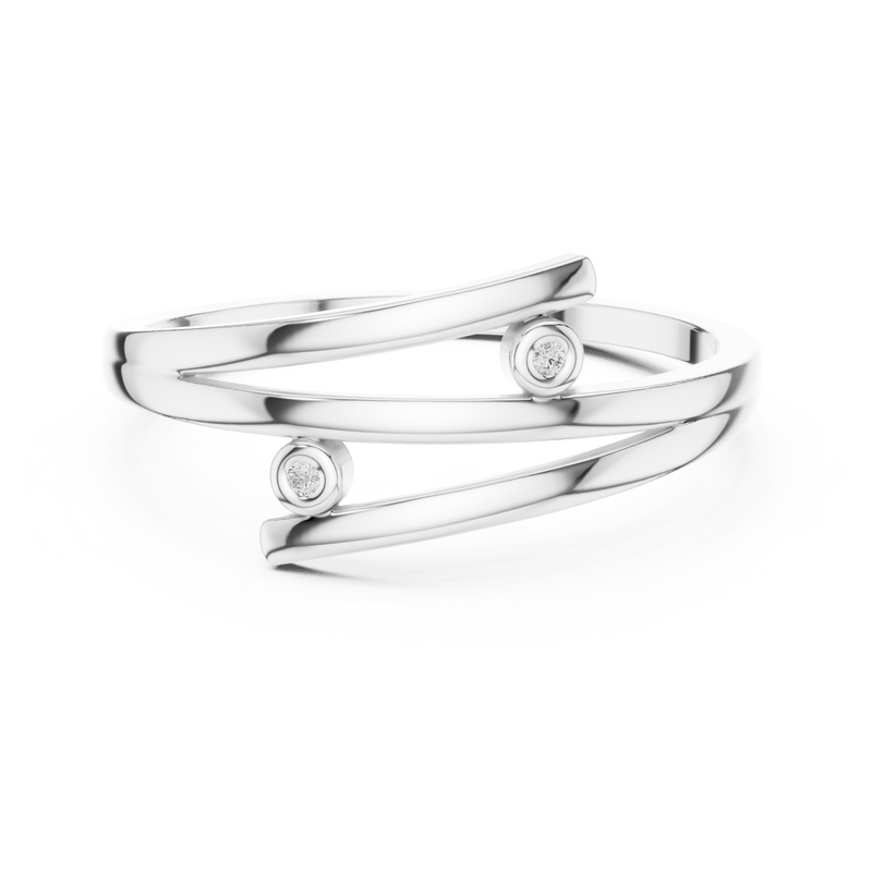 Ladies Ring DR-5586@7 - White Gold - Image