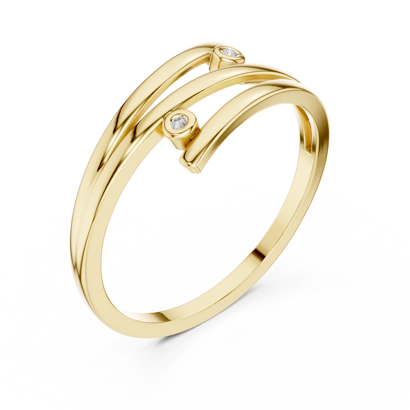 Ladies Ring DR-5586@7 - Yellow Gold - Image