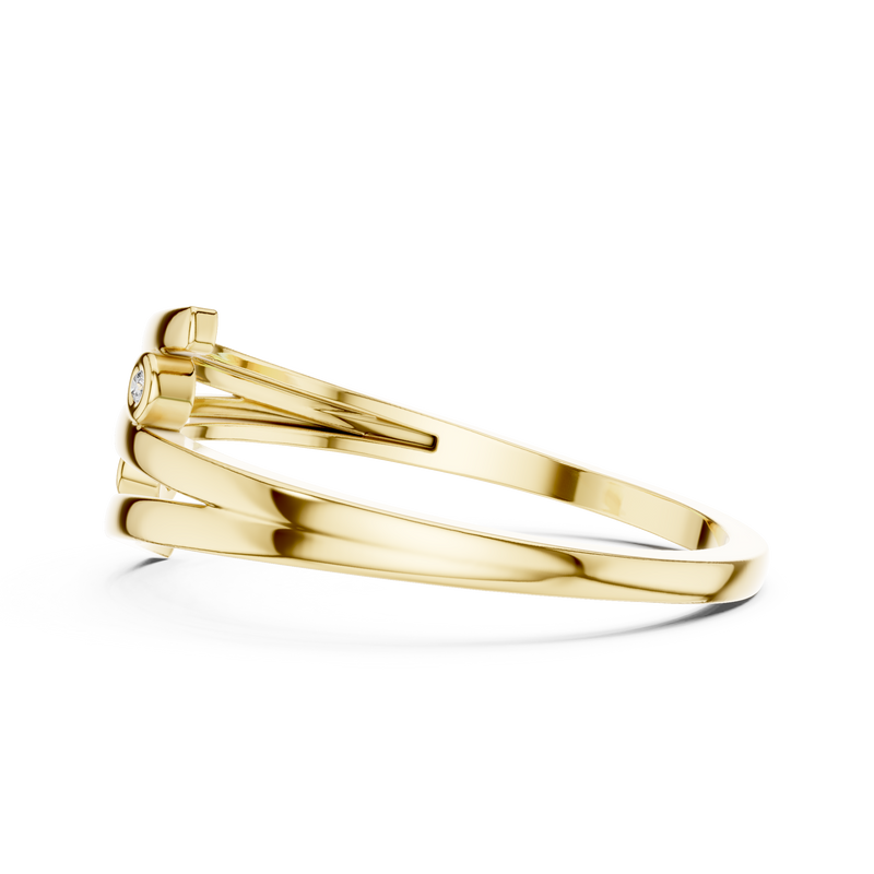 Ladies Ring DR-5586@7 - Yellow Gold - Image
