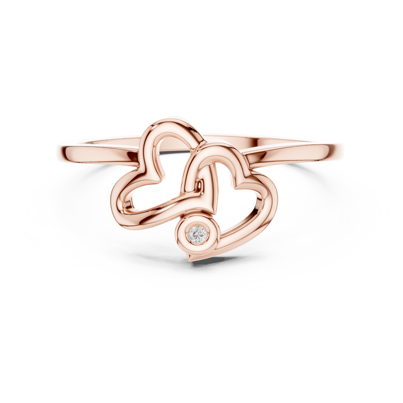 Ladies Ring DR-5588@7 - Rose Gold - Image