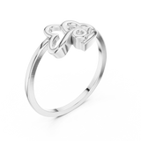 Ladies Ring DR-5588@7 - White Gold - Image