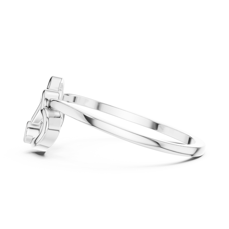 Ladies Ring DR-5588@7 - White Gold - Image