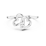 Ladies Ring DR-5588@7 - White Gold - Image