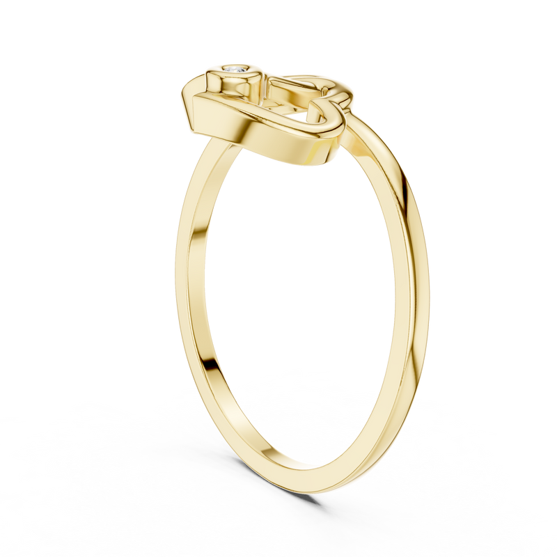 Ladies Ring DR-5588@7 - Yellow Gold - Image