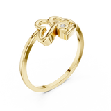 Ladies Ring DR-5588@7 - Yellow Gold - Image