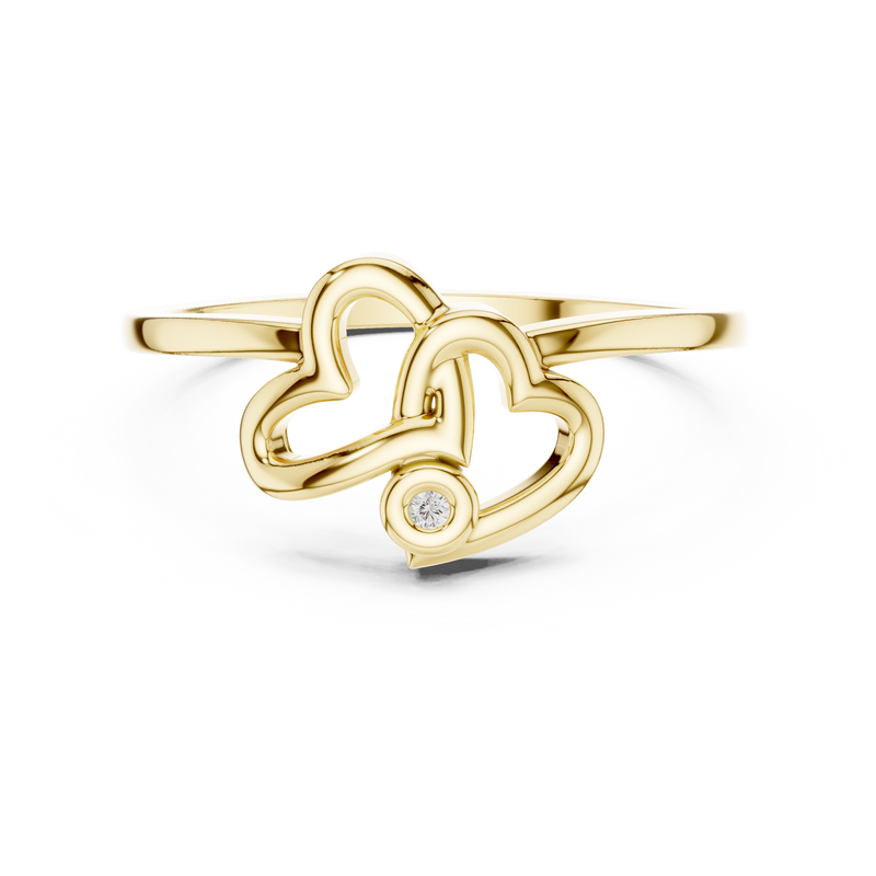 Ladies Ring DR-5588@7 - Yellow Gold - Image