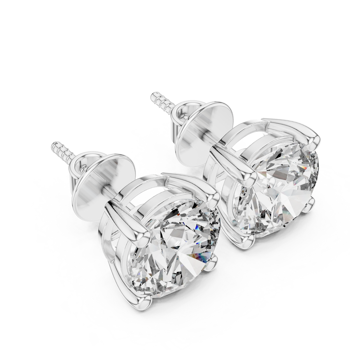 Earring ER-0001@7 - White Gold - Image